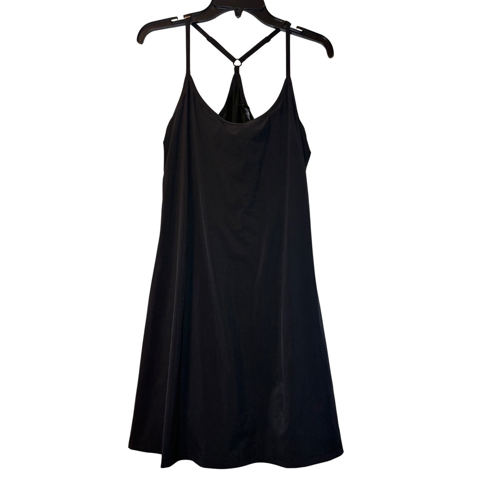 Crane Womens Black Athletic Dress with Built-in Shorts/Pocket‎ - Large